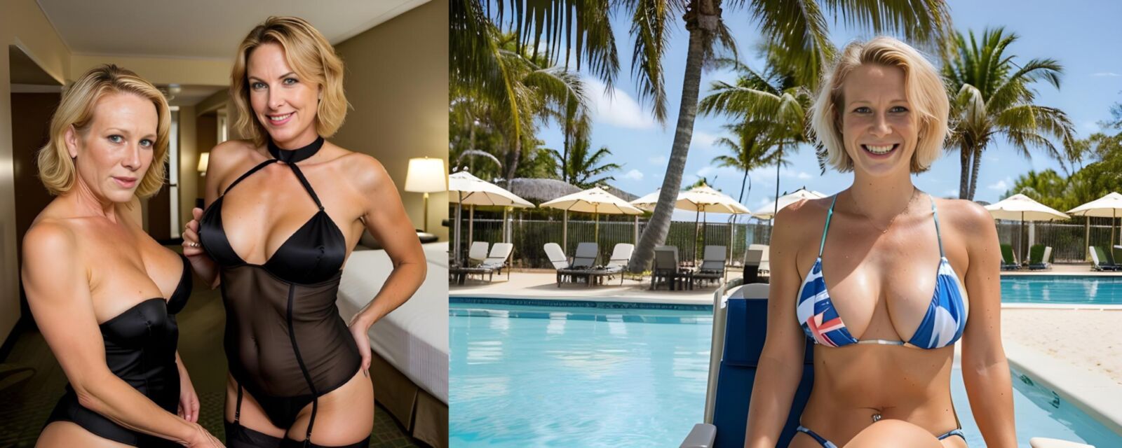 Classy Scot Krissy G Pays For That OZ Vacation with Cougar Lez