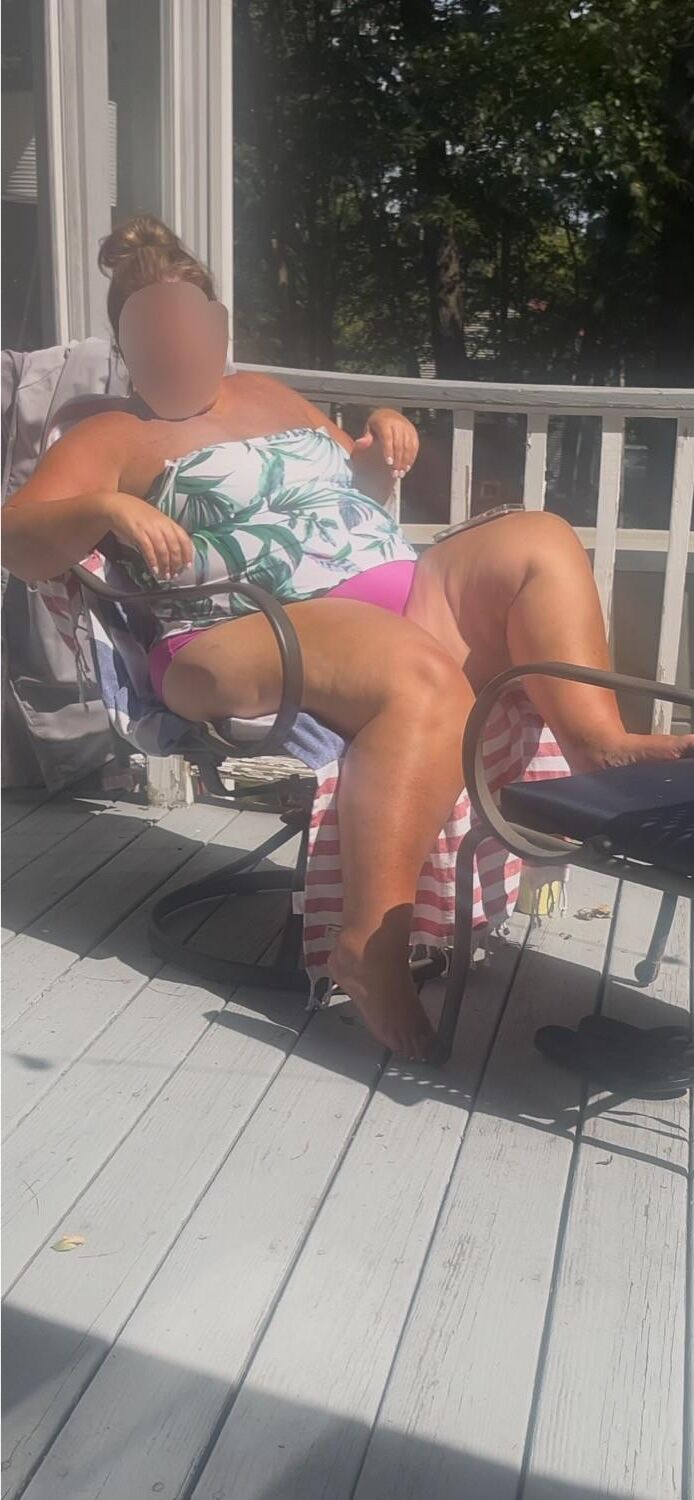 Bbw big girl bathing suit 