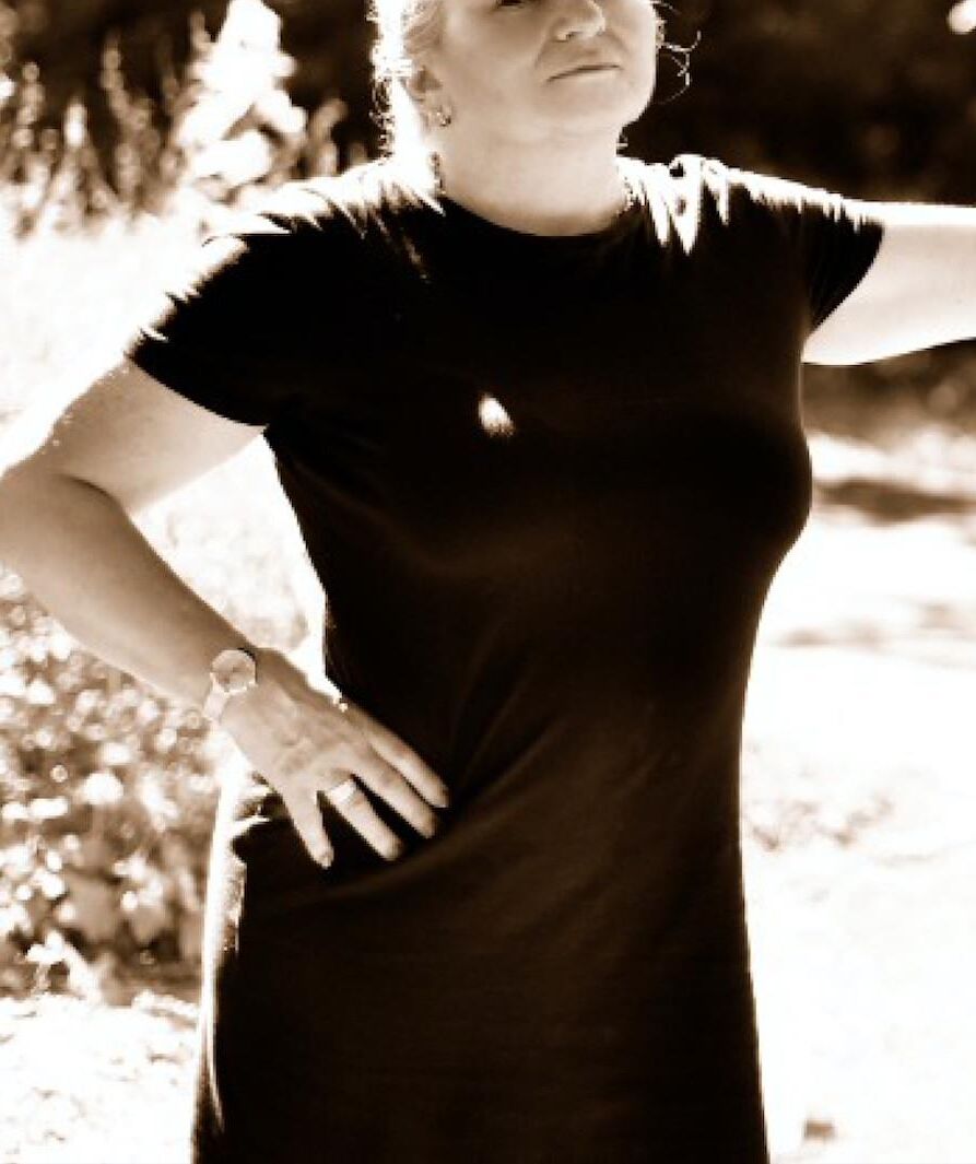 My wife dressed elegantly but also flashing her big tits 