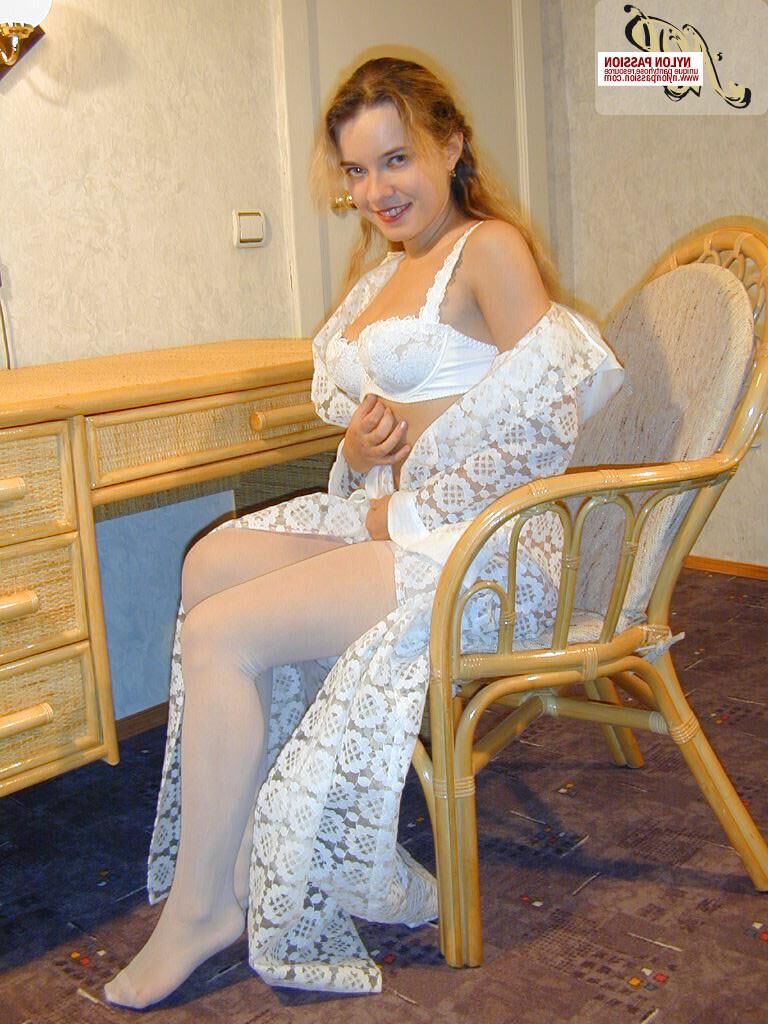  Krista in White Stockings