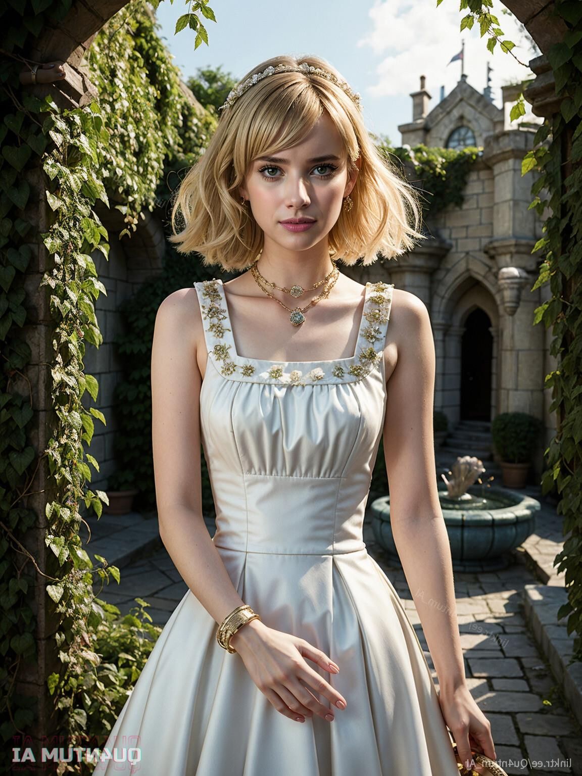 AI Emma Roberts # Paradise Hills Nancy Drew Flowers Scream Aquam