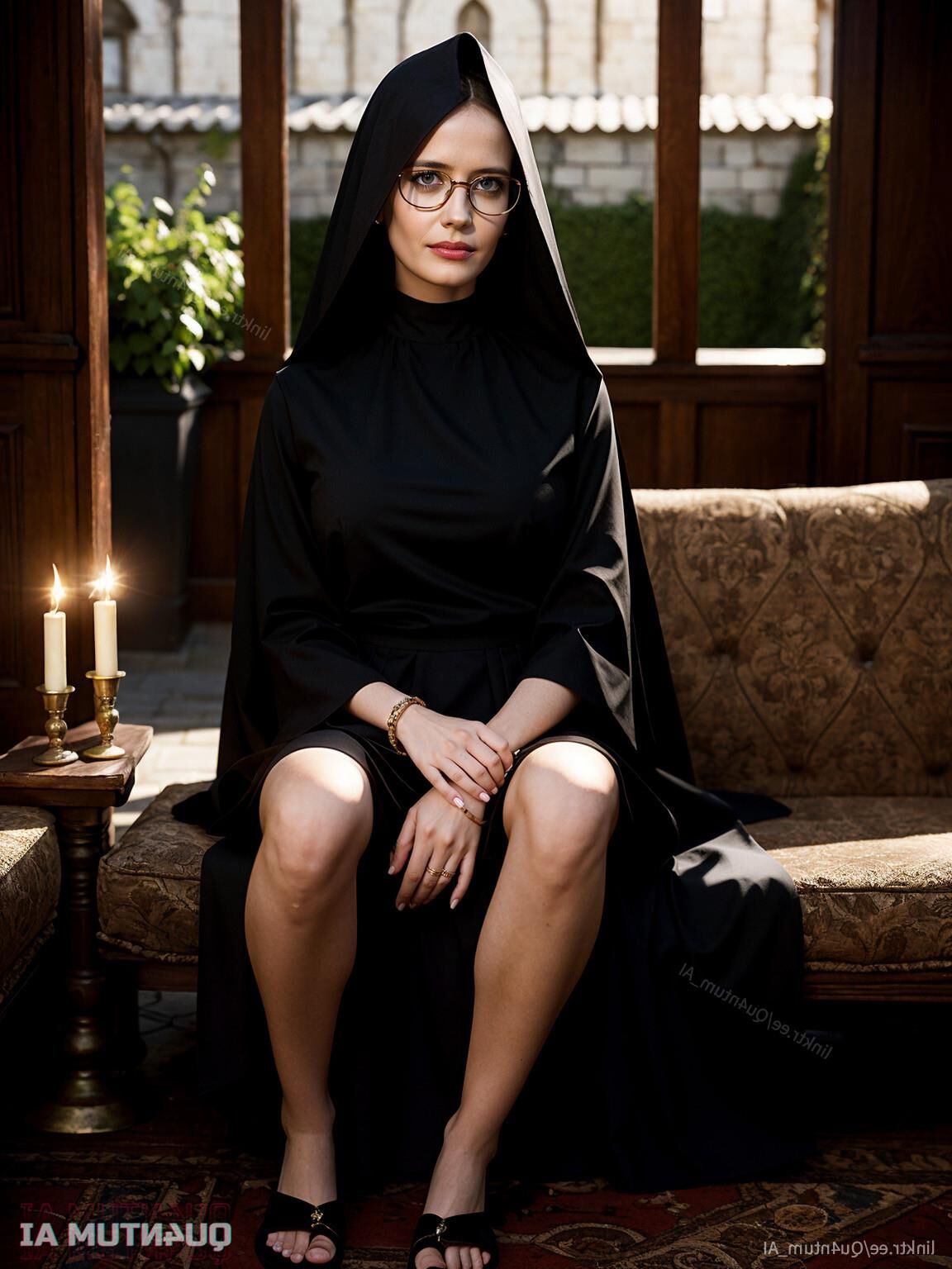AI Eva Green # Gothic Nun Horror Vesper Casino Royale Dreadful