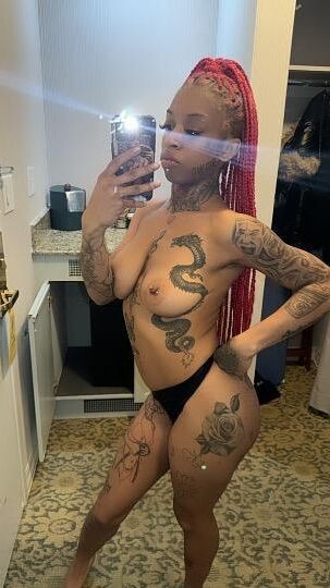 NYC Sexarbeiter Tattoo Körper Ebenholz