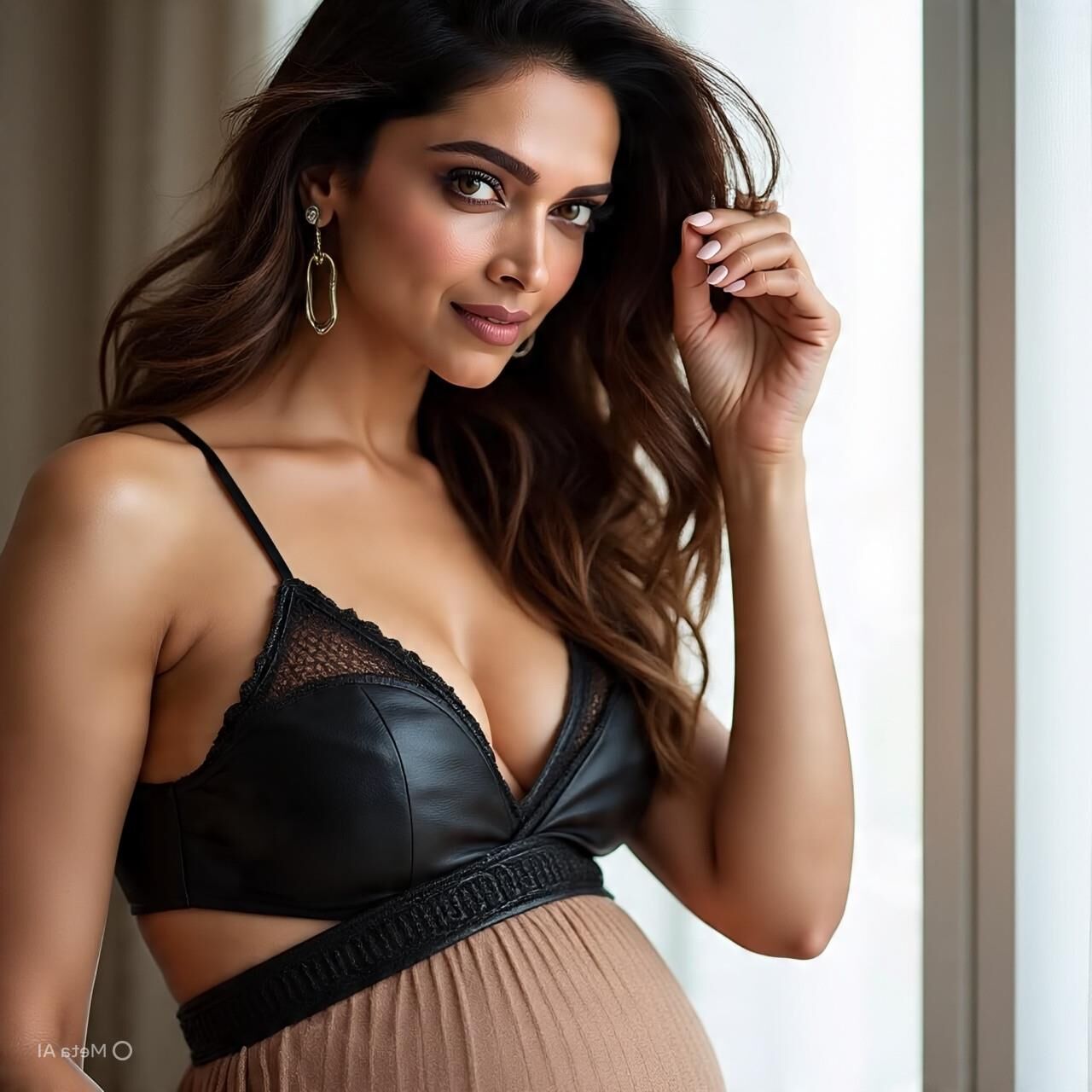 Die heißeste indische Schauspielerin KI für Sissies, Cucks und Scheißfresser