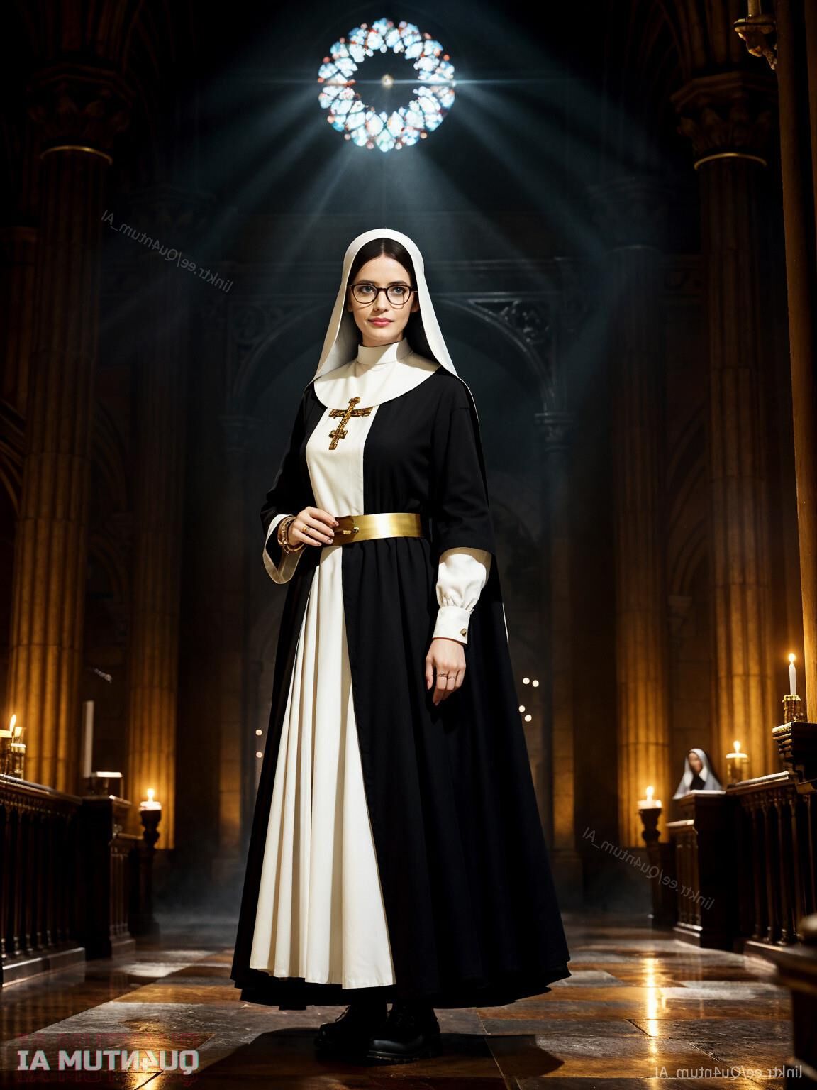 AI Eva Green # Gothic Nun Horror Vesper Casino Royale Dreadful