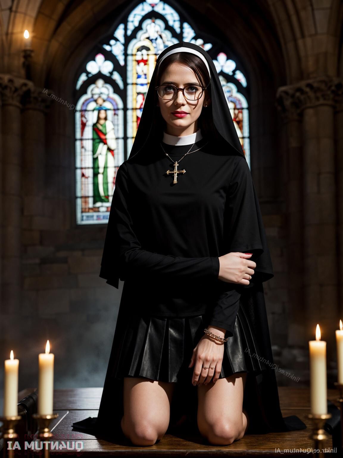 AI Eva Green # Gothic Nun Horror Vesper Casino Royale Dreadful