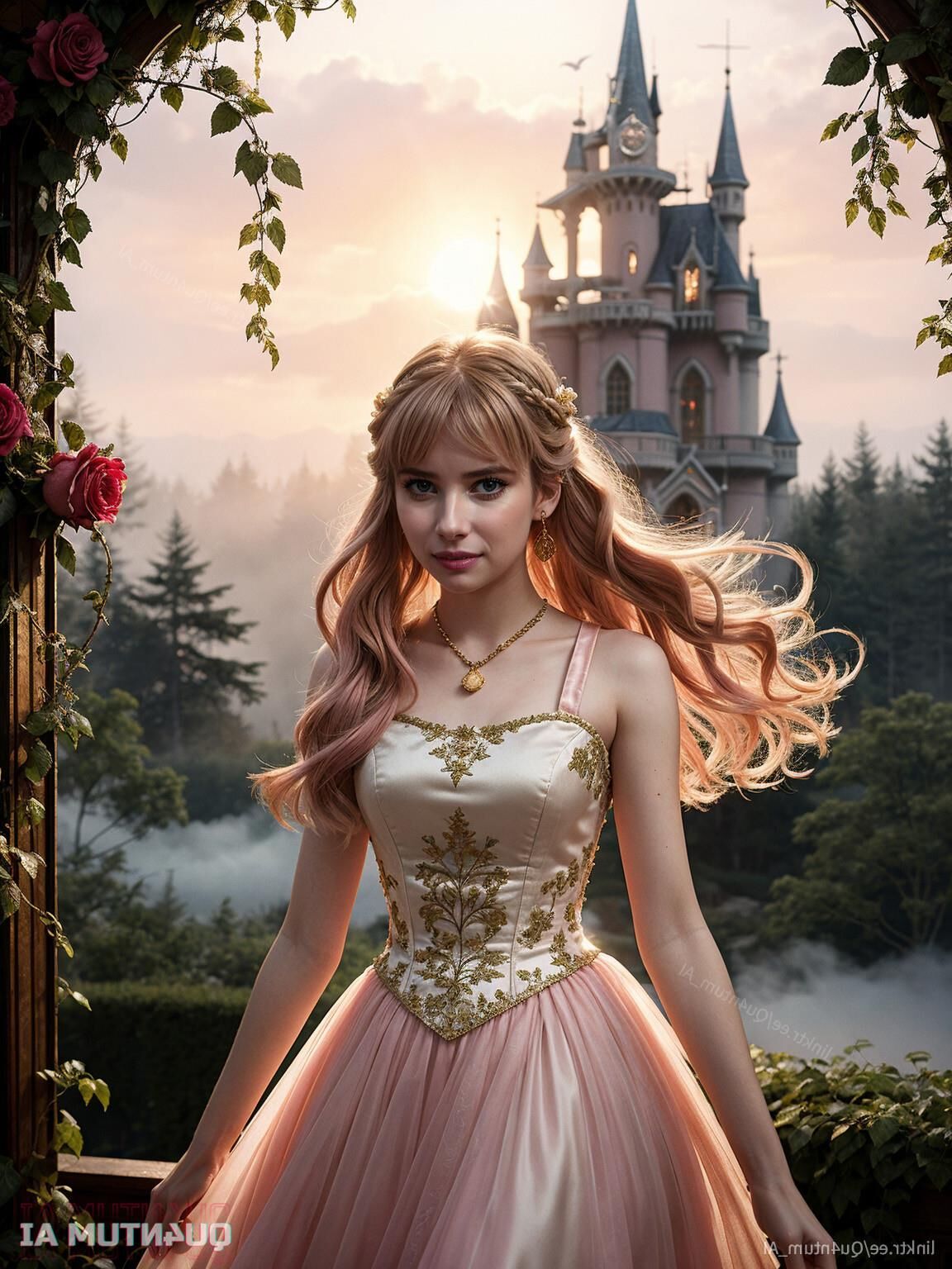AI Emma Roberts # Paradise Hills Nancy Drew Flowers Scream Aquam