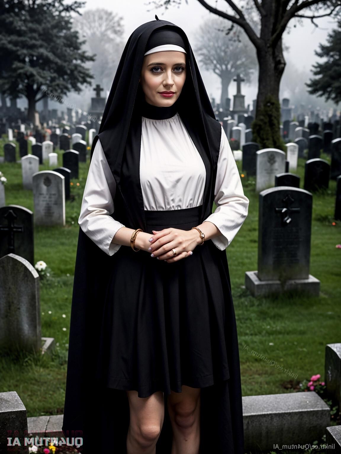 AI Eva Green # Gothic Nun Horror Vesper Casino Royale Dreadful