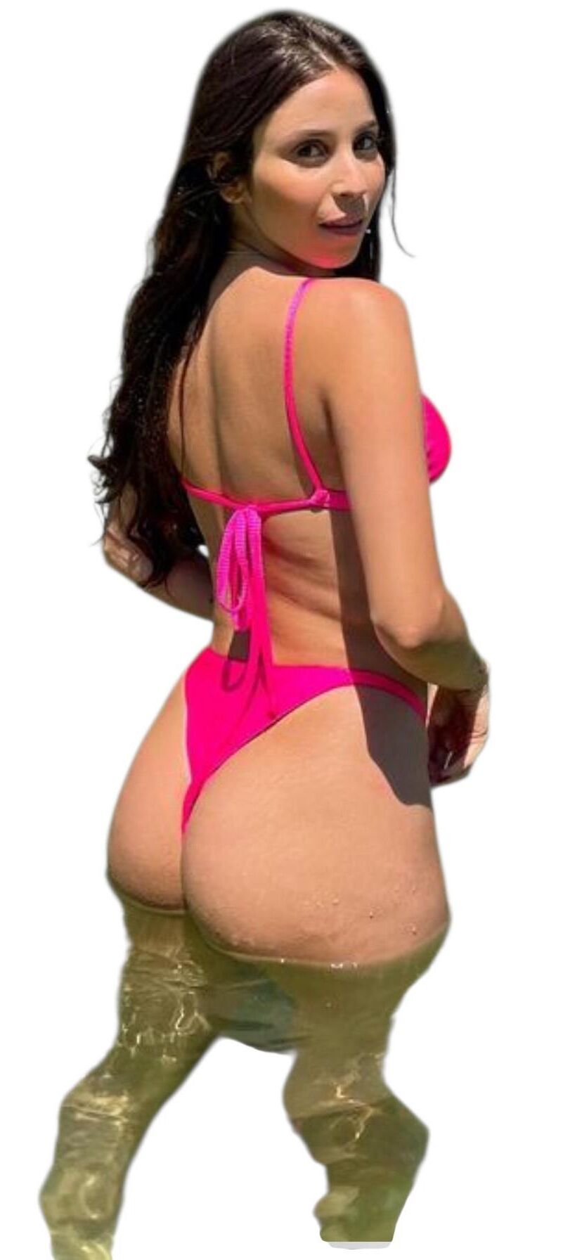 Latina lindas pegatinas grandes de trasero