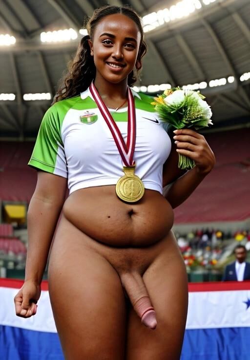 Afrikanischer Sport trans