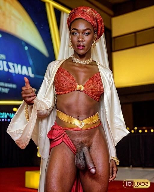 Afrikanische Glamourbluse trans