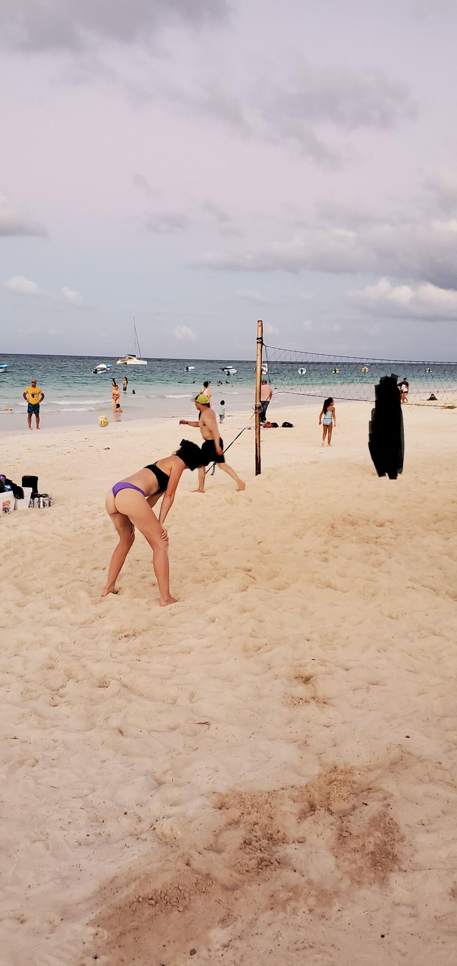 Bikini sincronizado adolescentes Fit Thong Ass Hotwife Modelo Amateur Model Beach