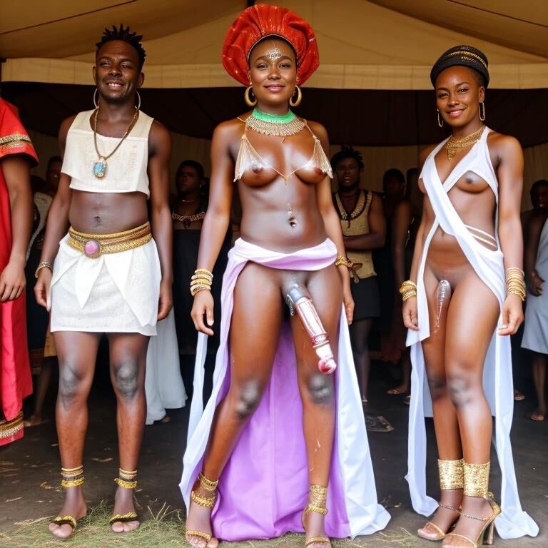 Afrikanischer Stamm trans
