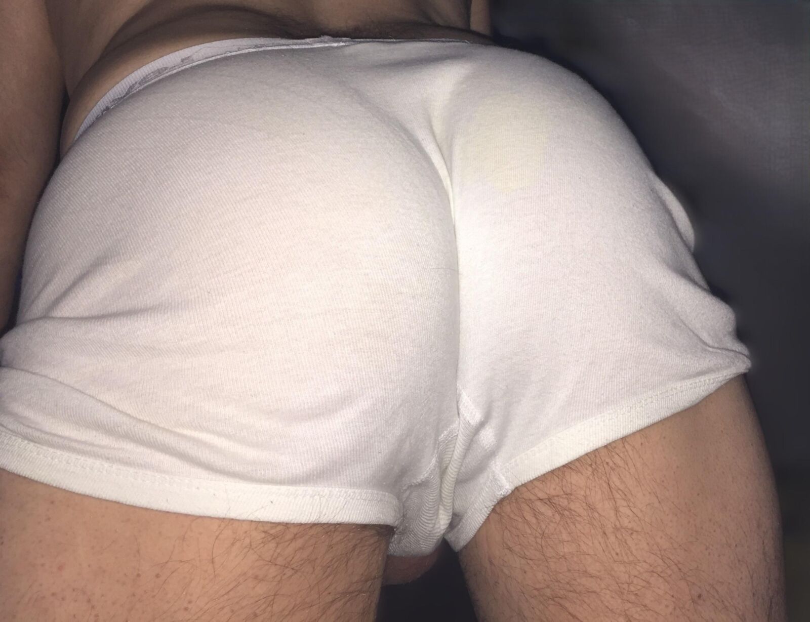 pantalones blancos en el culo sexy