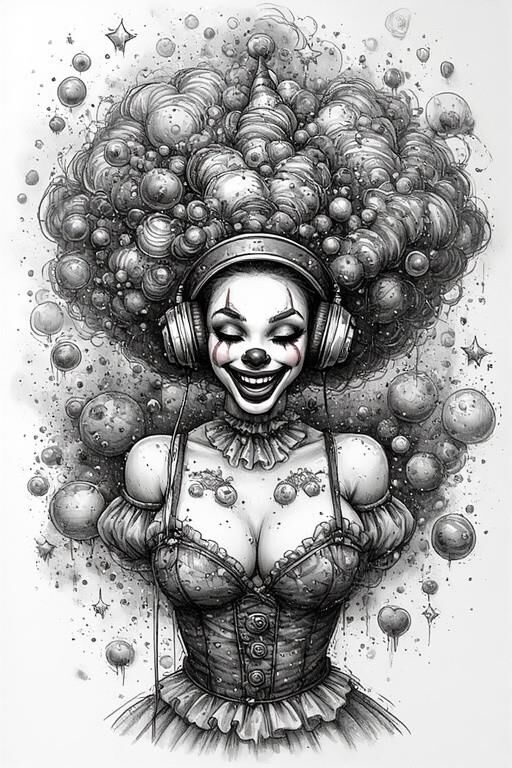 Ai sexy Clowns nackte Zirkusküken