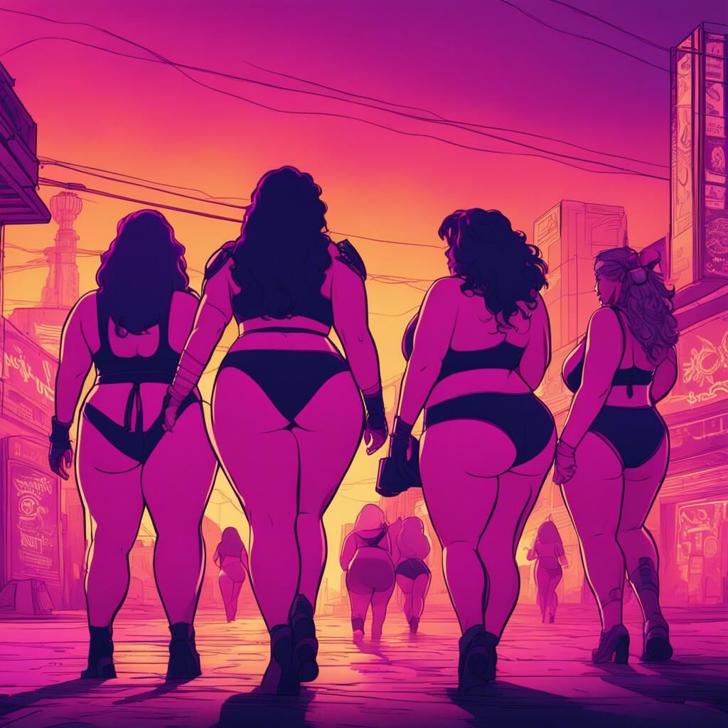 BBW AI Art