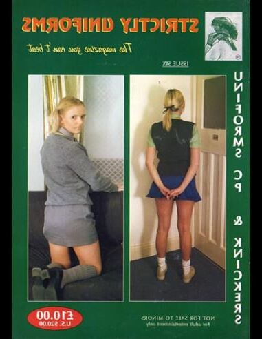 Strictly Uniform Spanking Magazine covers