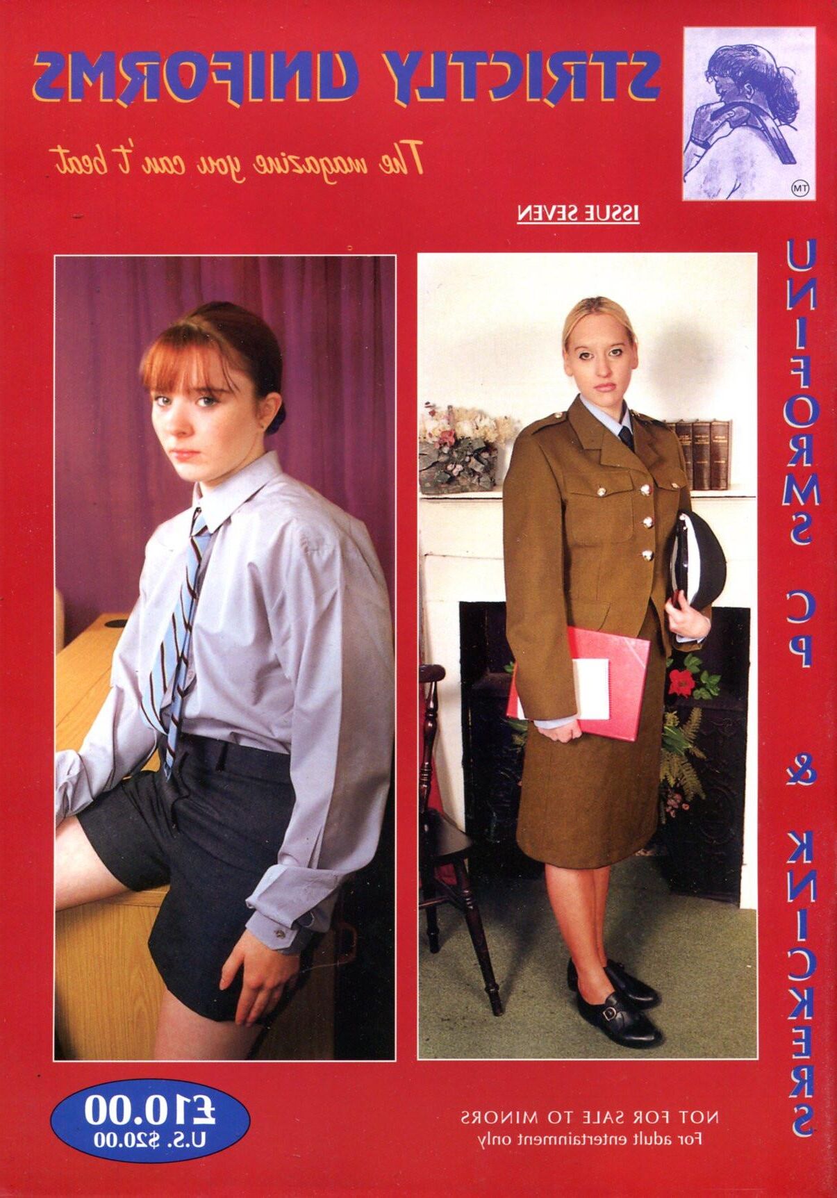 Strictly Uniform Spanking Magazine covers