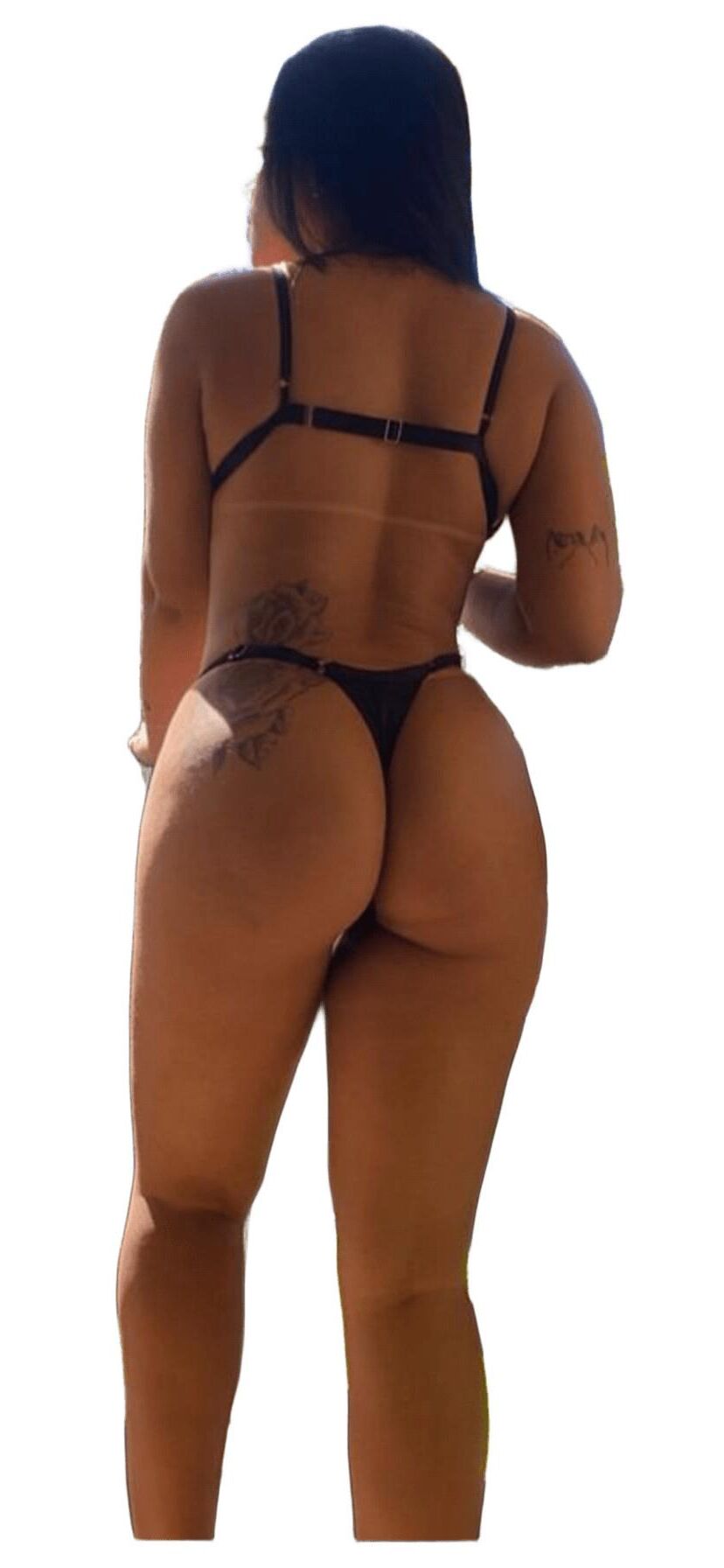 Latina lindas pegatinas grandes de trasero