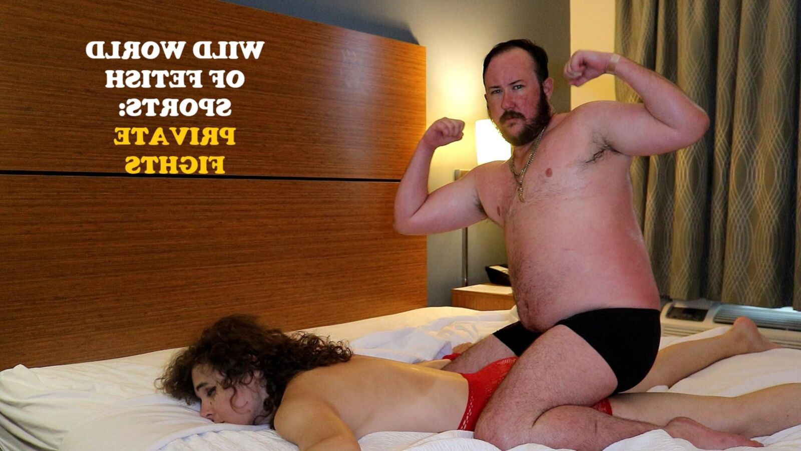 Mixed Sexfight/Wrestling: Bunny Versus The Bear