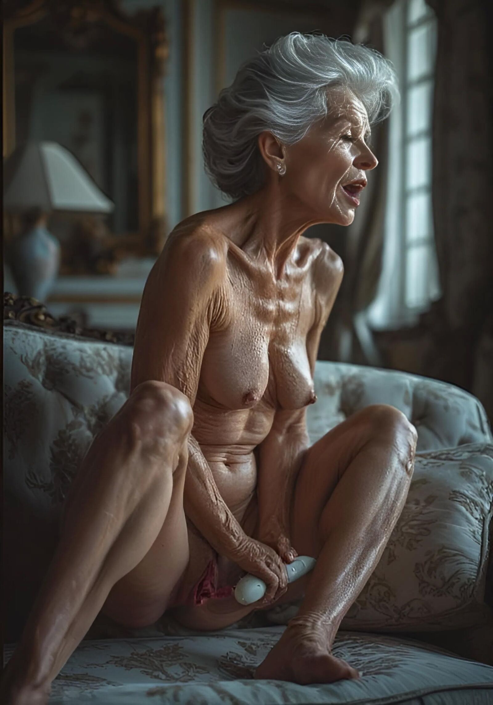 Ai Oma masturbieren