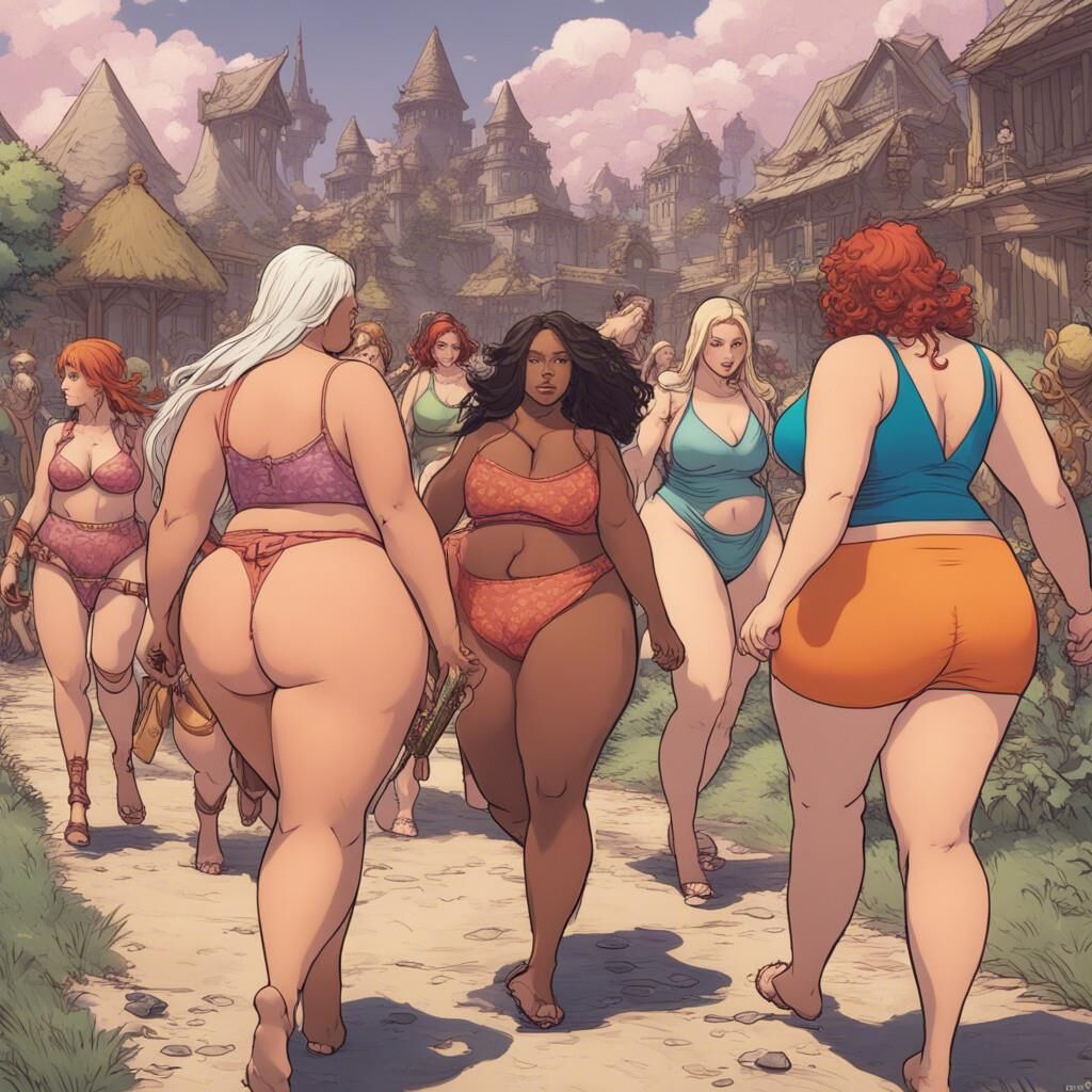 BBW AI Art
