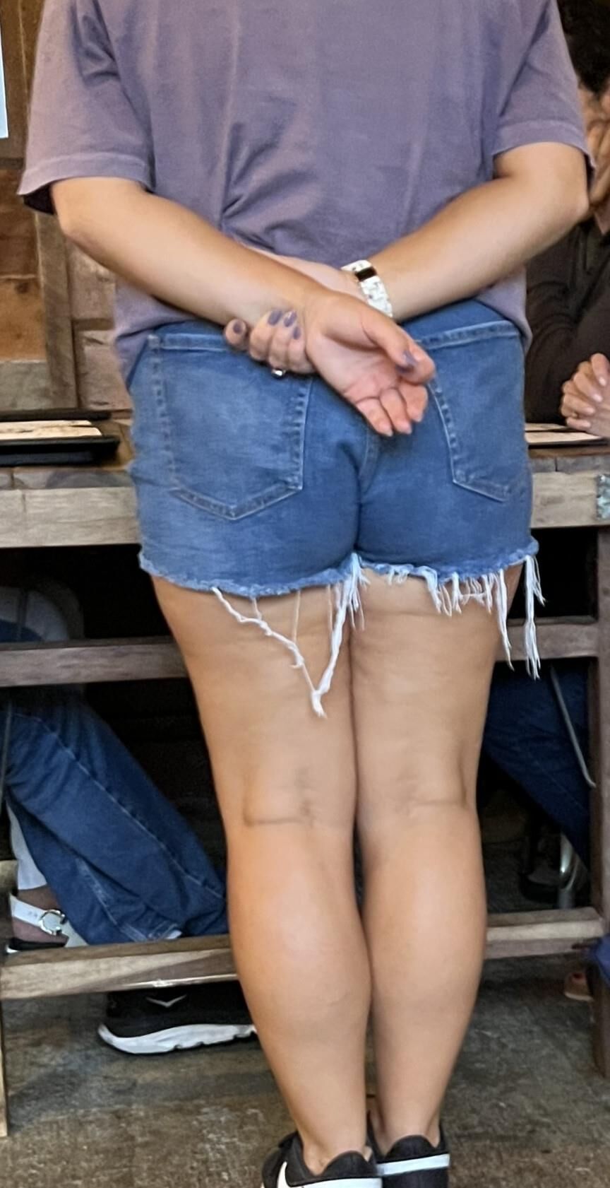 Culo en público