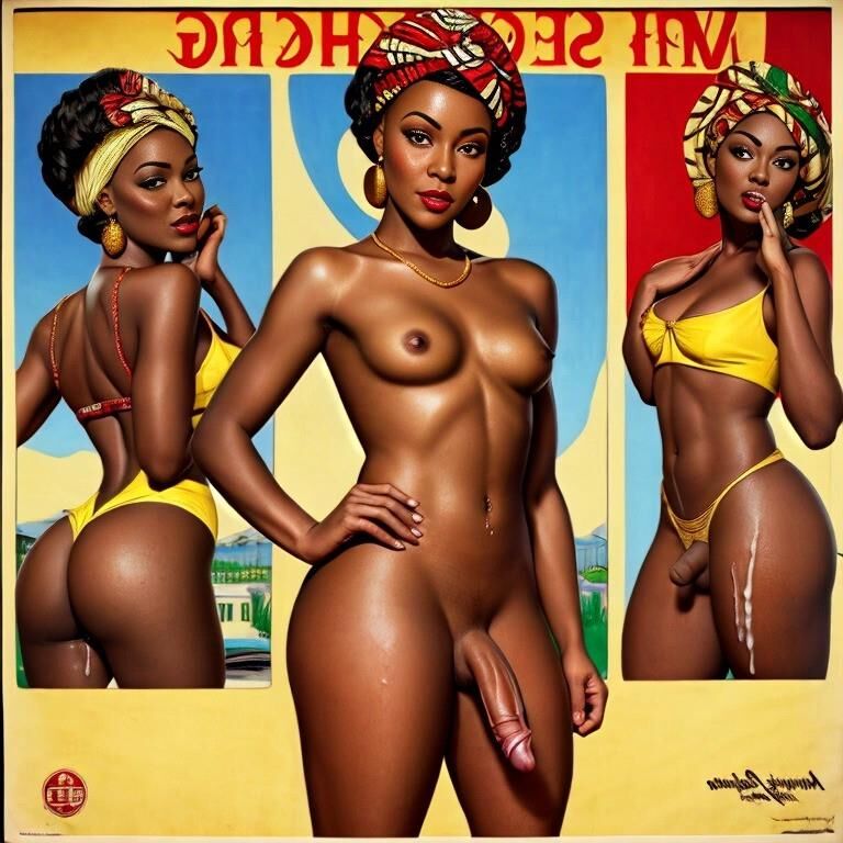 Afrikanischer Stift up trans