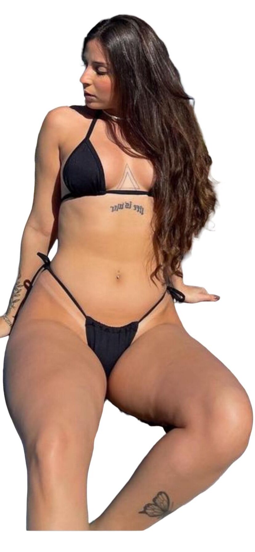 Latina lindas pegatinas grandes de trasero