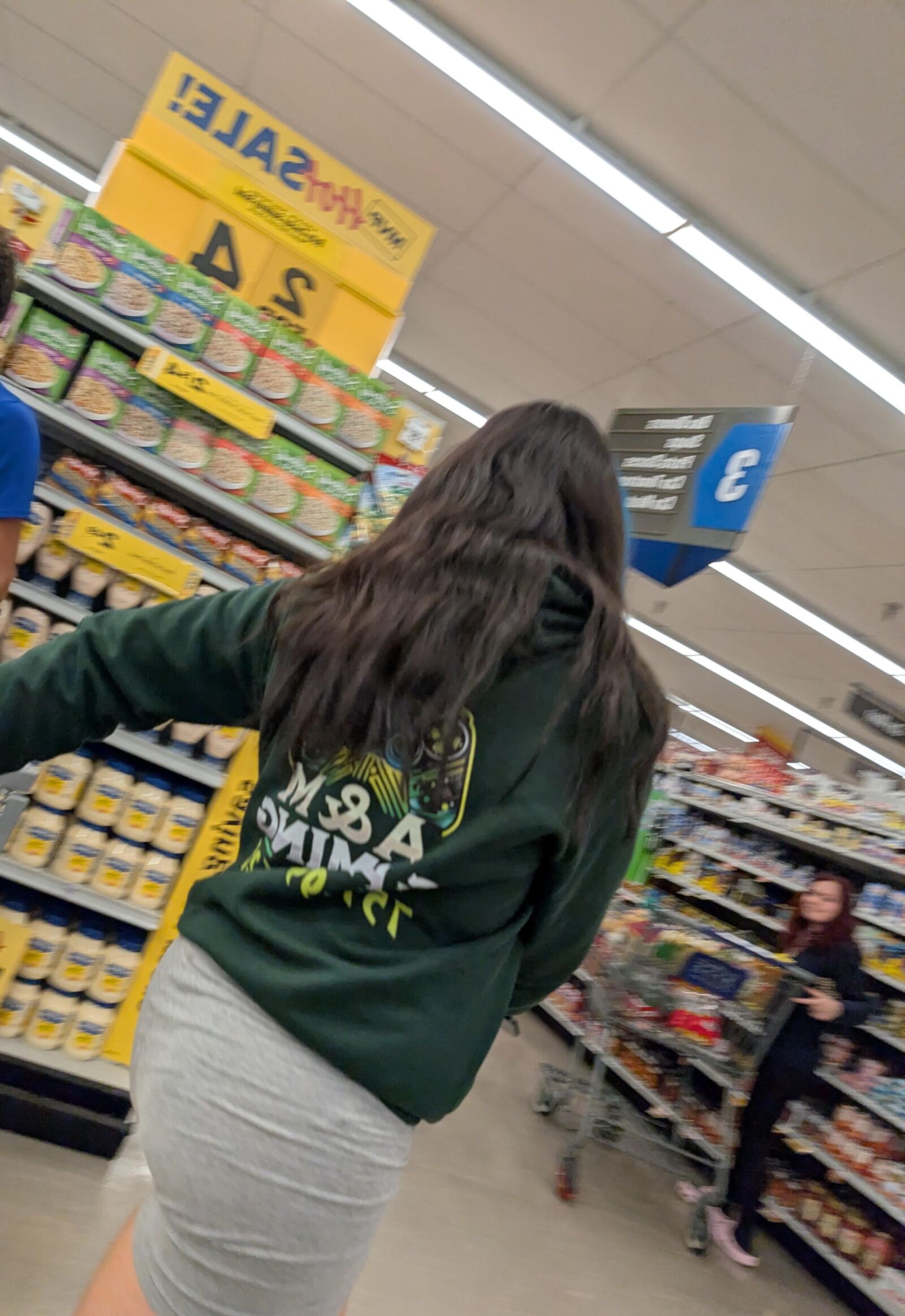 Comprador universitario grueso