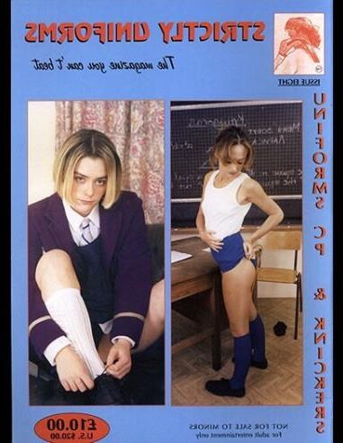 Strictly Uniform Spanking Magazine covers