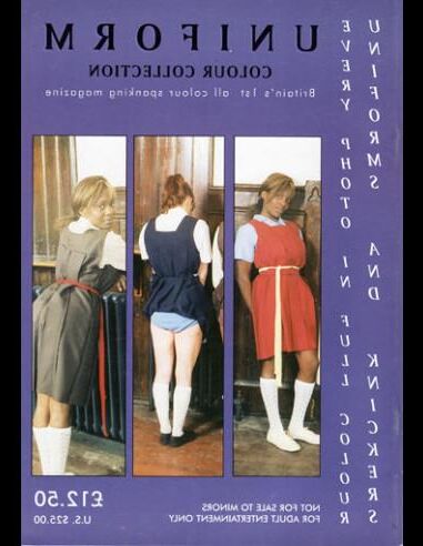 Strictly Uniform Spanking Magazine covers