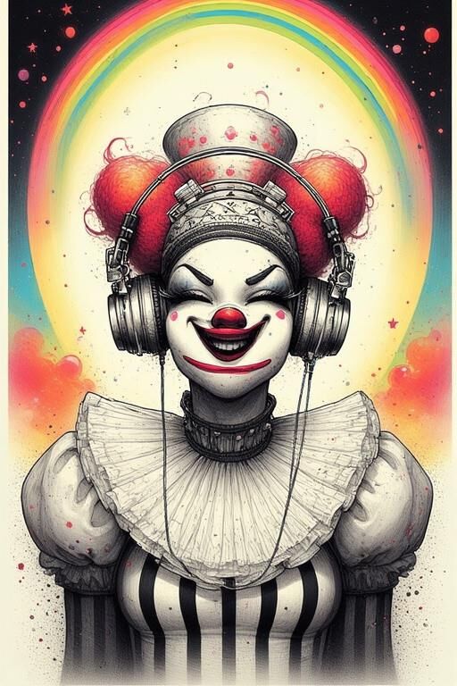 Ai sexy Clowns nackte Zirkusküken