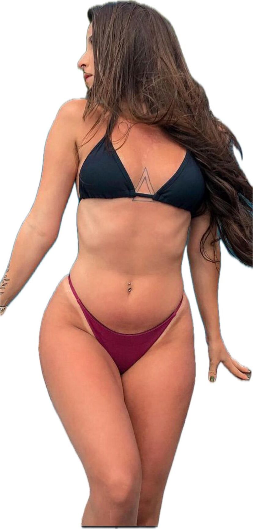 Latina lindas pegatinas grandes de trasero