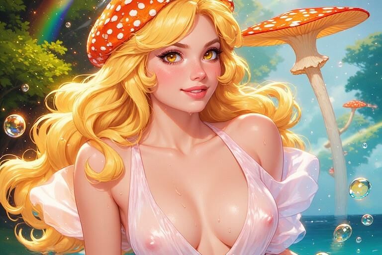 Ai Magic Forest sexy Babes