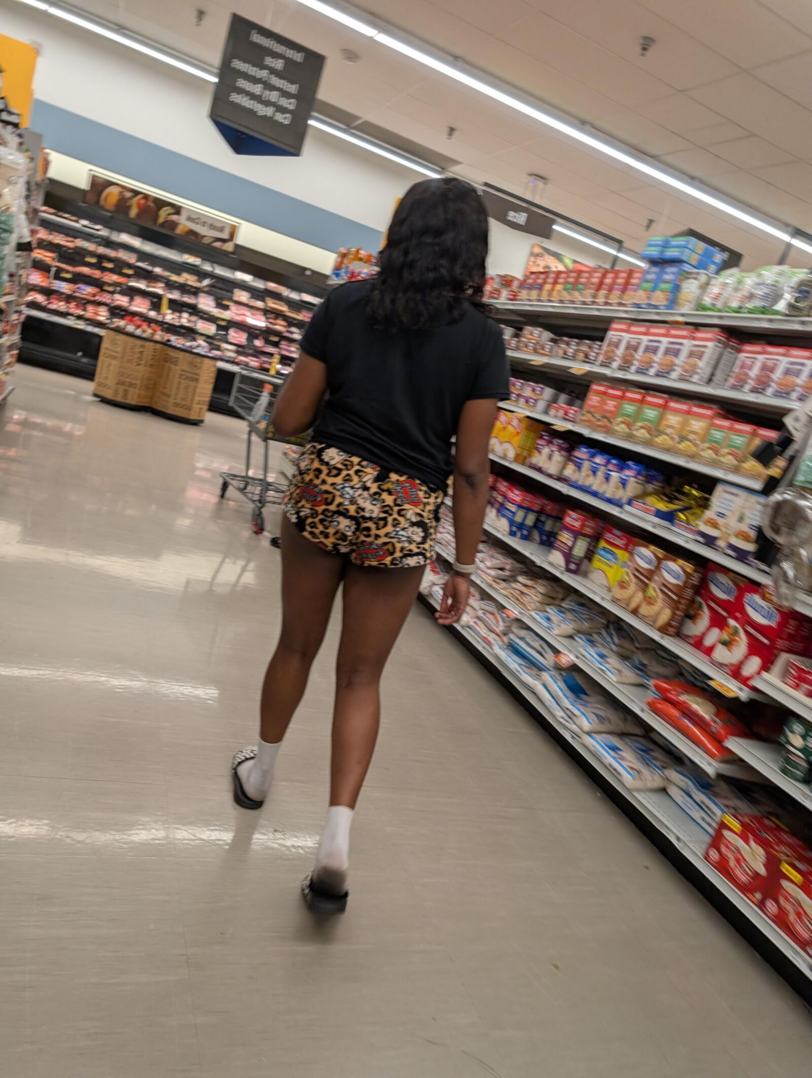 Ebony Shopper Arsch