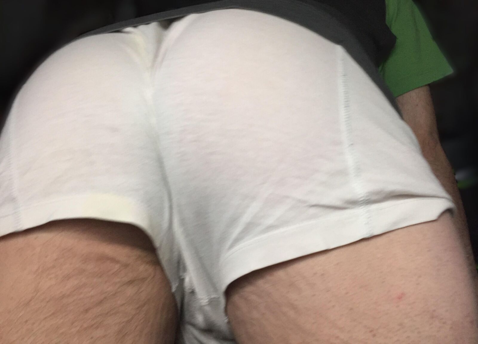 pantalones blancos en el culo sexy