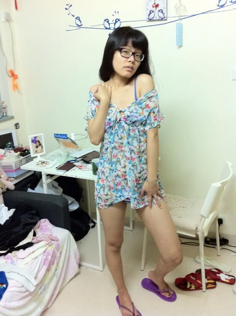 Nerd chinês coed mei