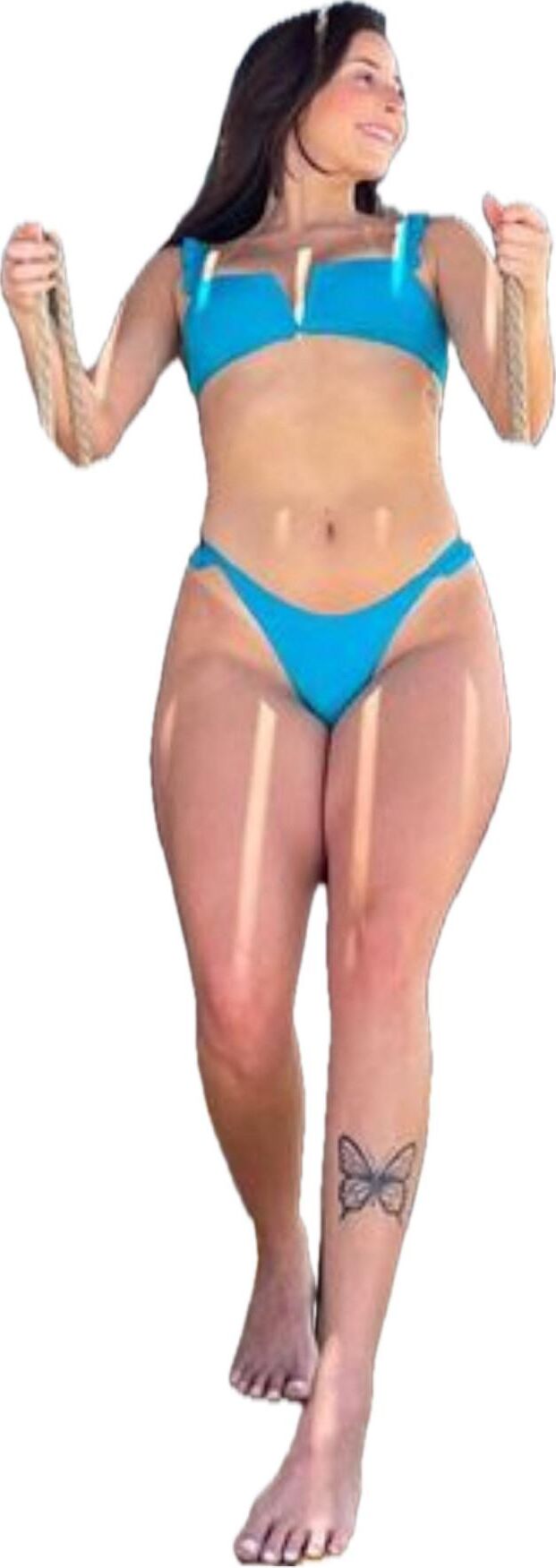 Latina lindas pegatinas grandes de trasero