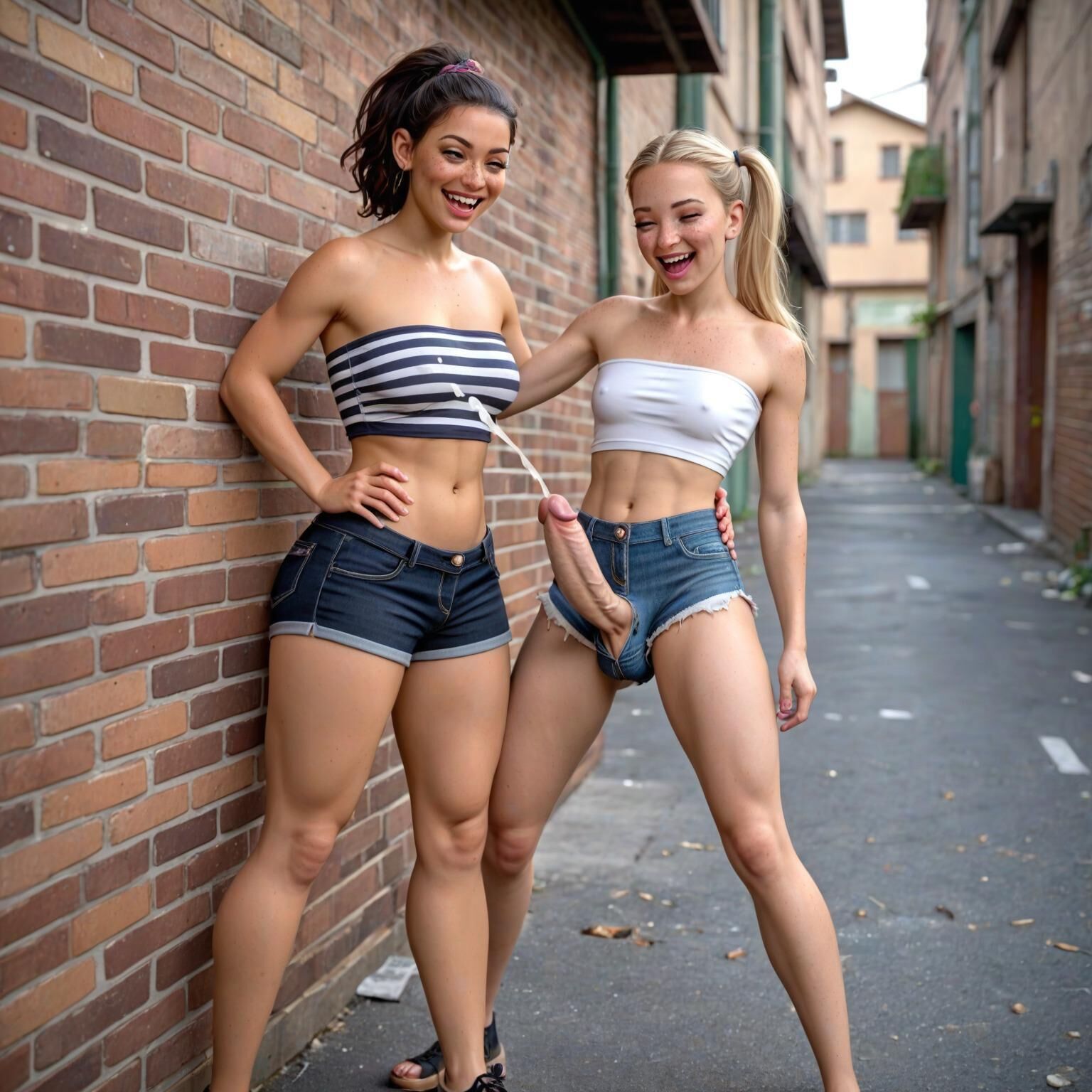 Trans Ai Cheer und Back Alley cum