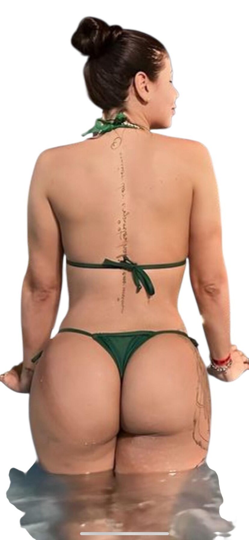 Latina lindas pegatinas grandes de trasero