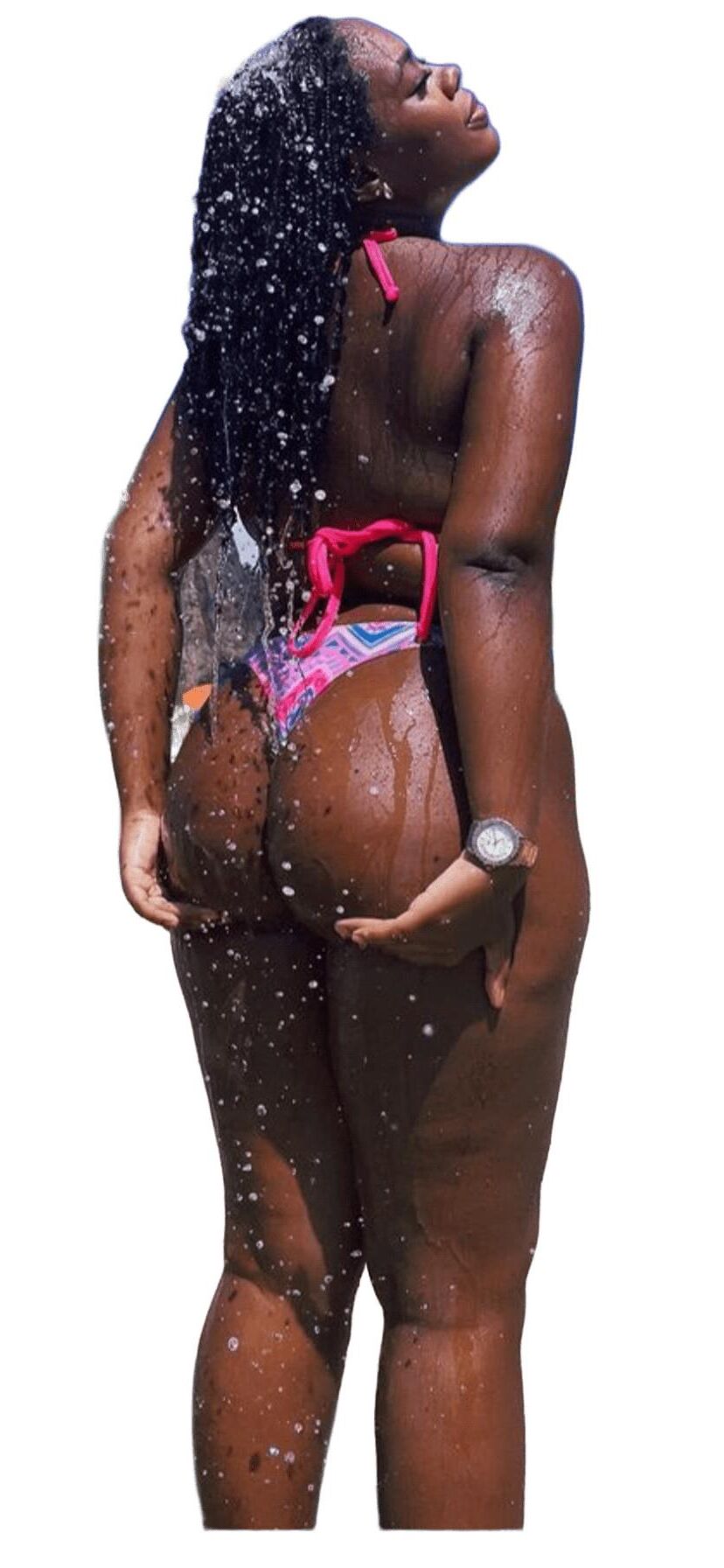 Latina lindas pegatinas grandes de trasero