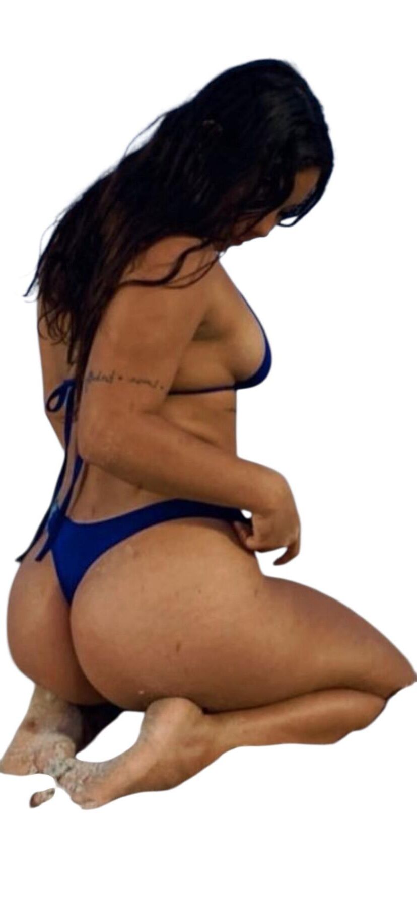 Latina lindas pegatinas grandes de trasero