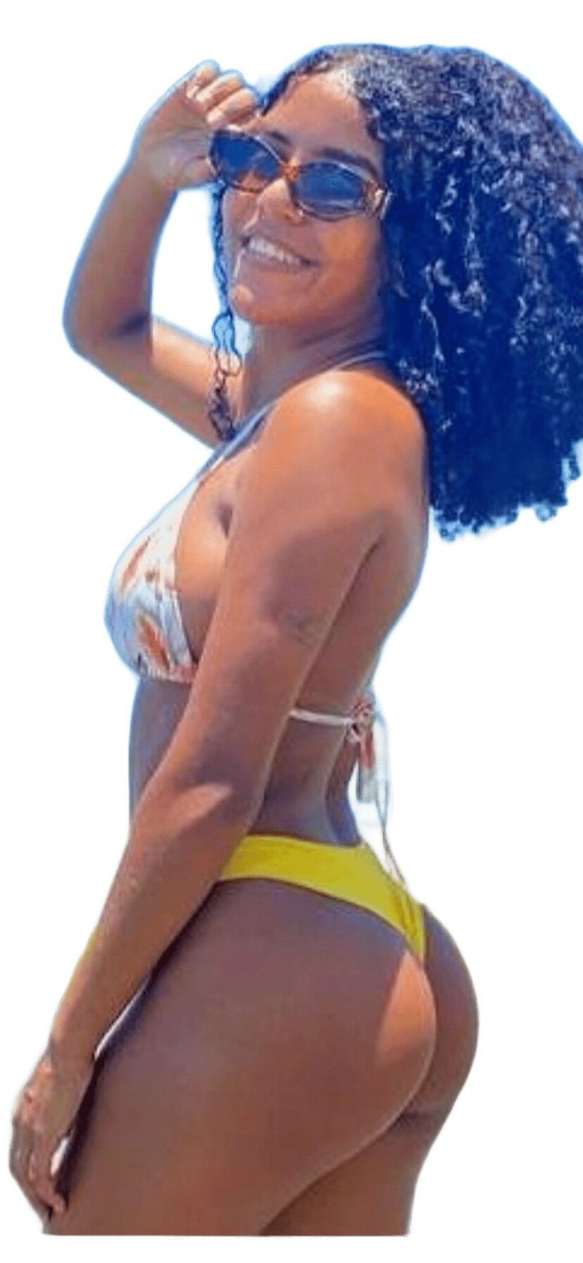 Latina lindas pegatinas grandes de trasero