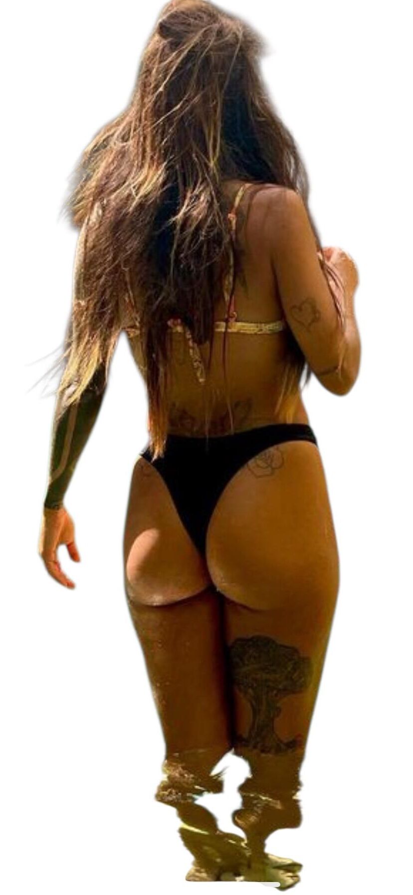 Latina lindas pegatinas grandes de trasero