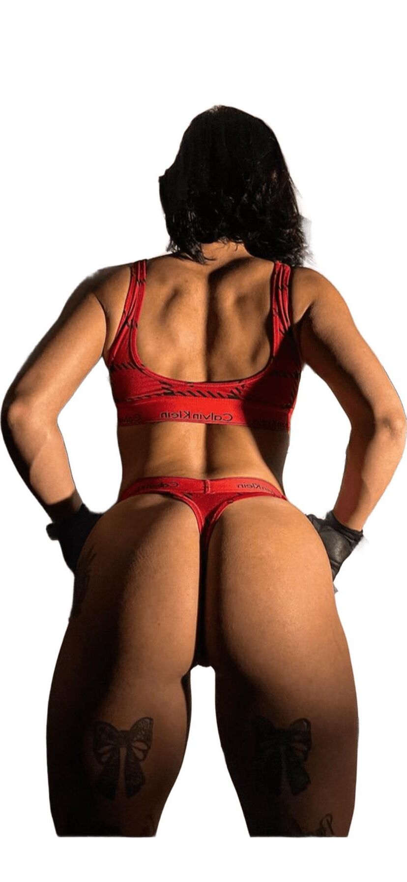 Latina lindas pegatinas grandes de trasero