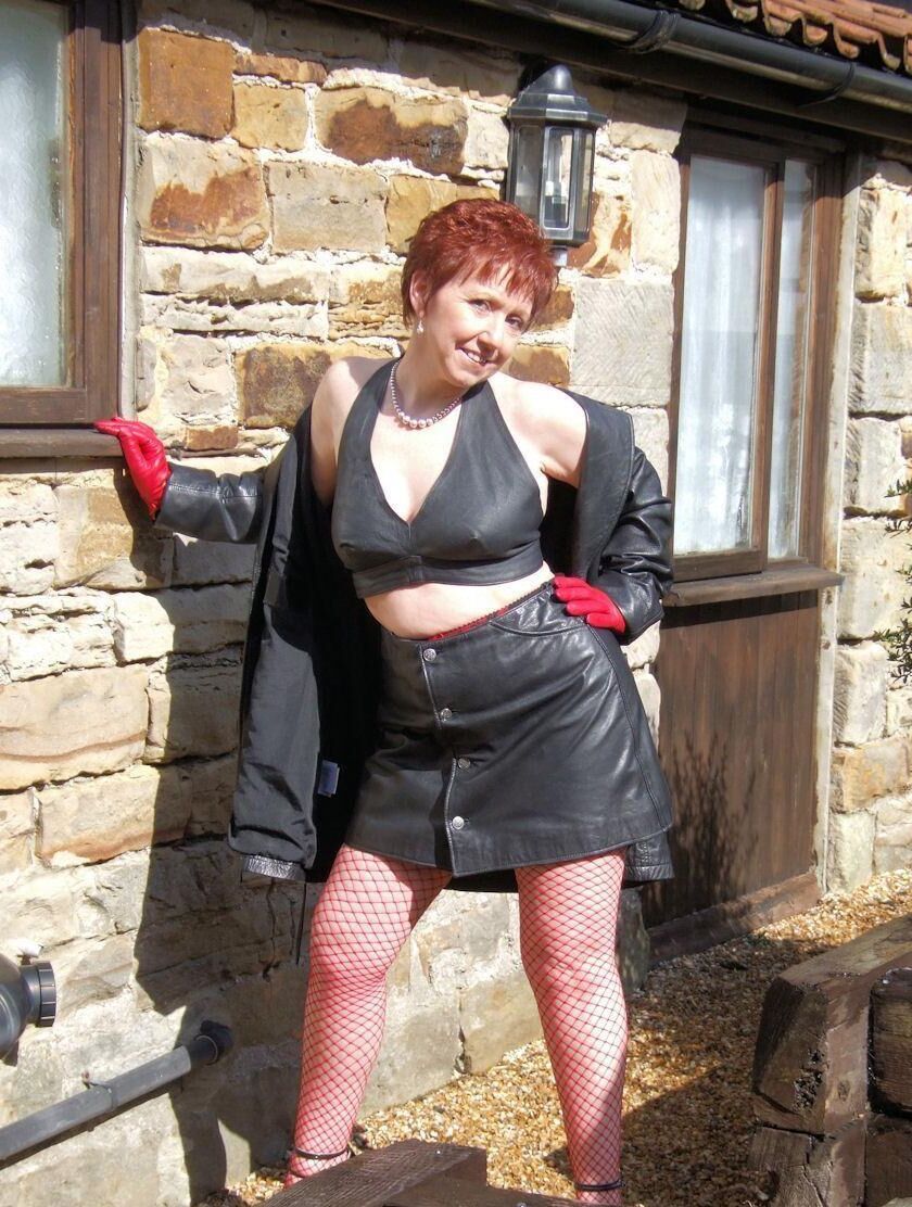 Engel Red Fishnets