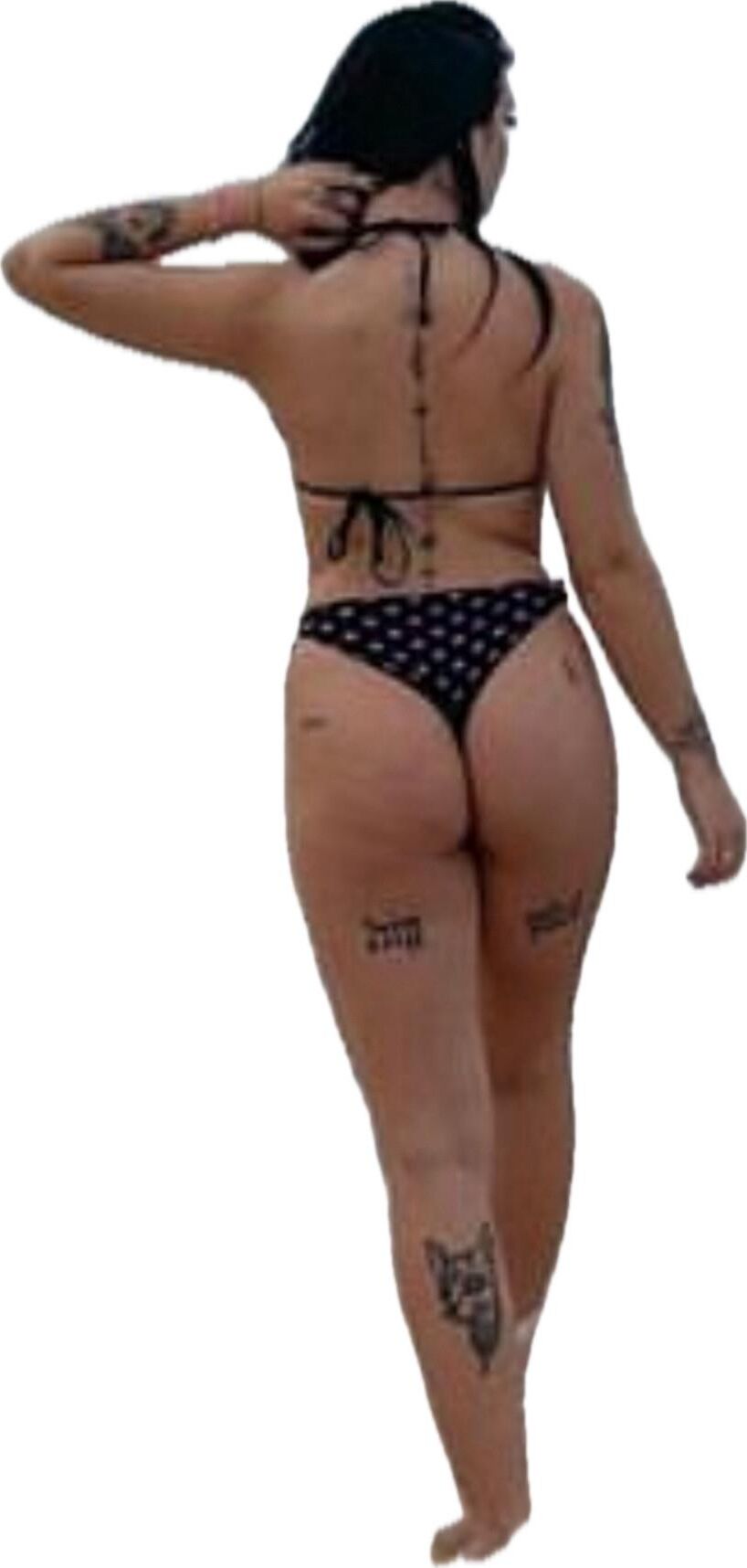 Latina lindas pegatinas grandes de trasero