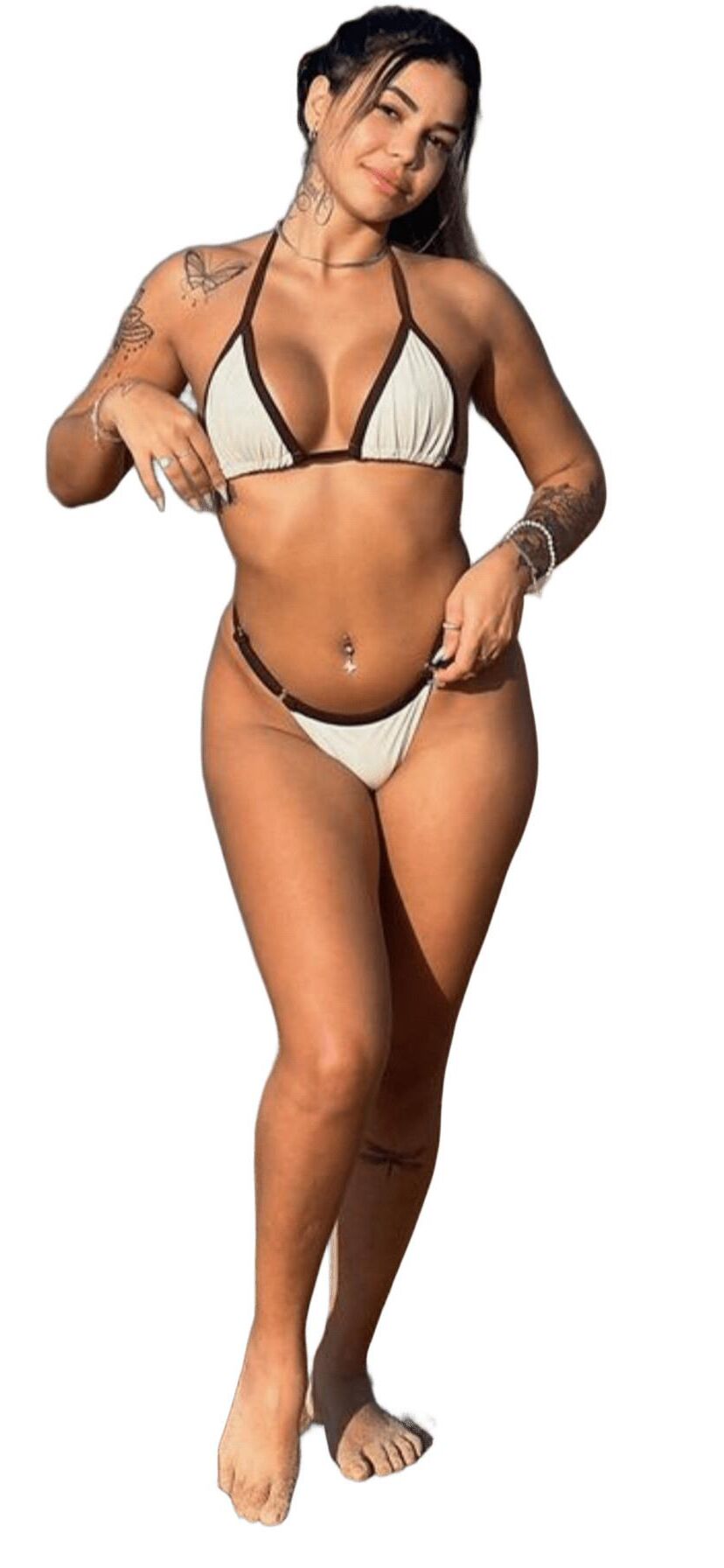 Latina lindas pegatinas grandes de trasero