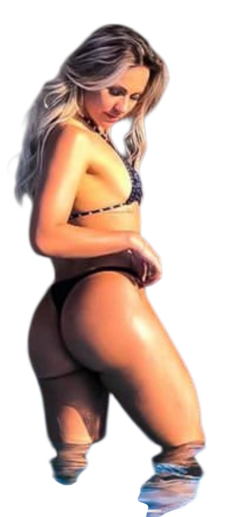 Latina lindas pegatinas grandes de trasero